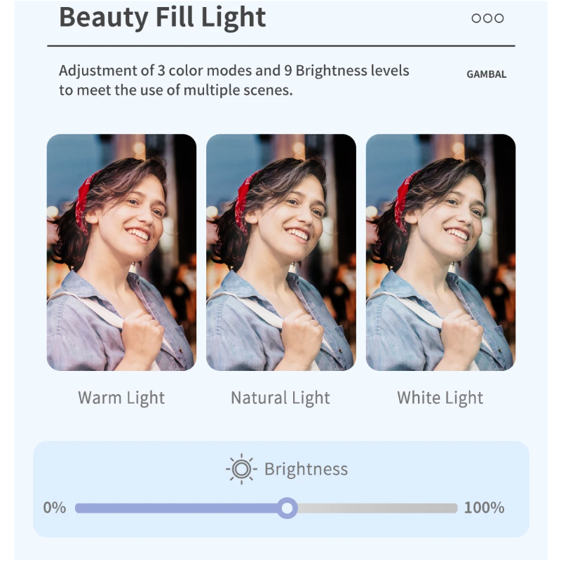 Q18 Selfie Stick 360 Rotation Nach Aufnahmemodus Gimbal Stabilisator