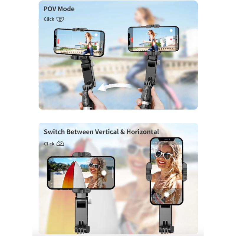 Q18 Selfie Stick 360 Rotation Nach Aufnahmemodus Gimbal Stabilisator
