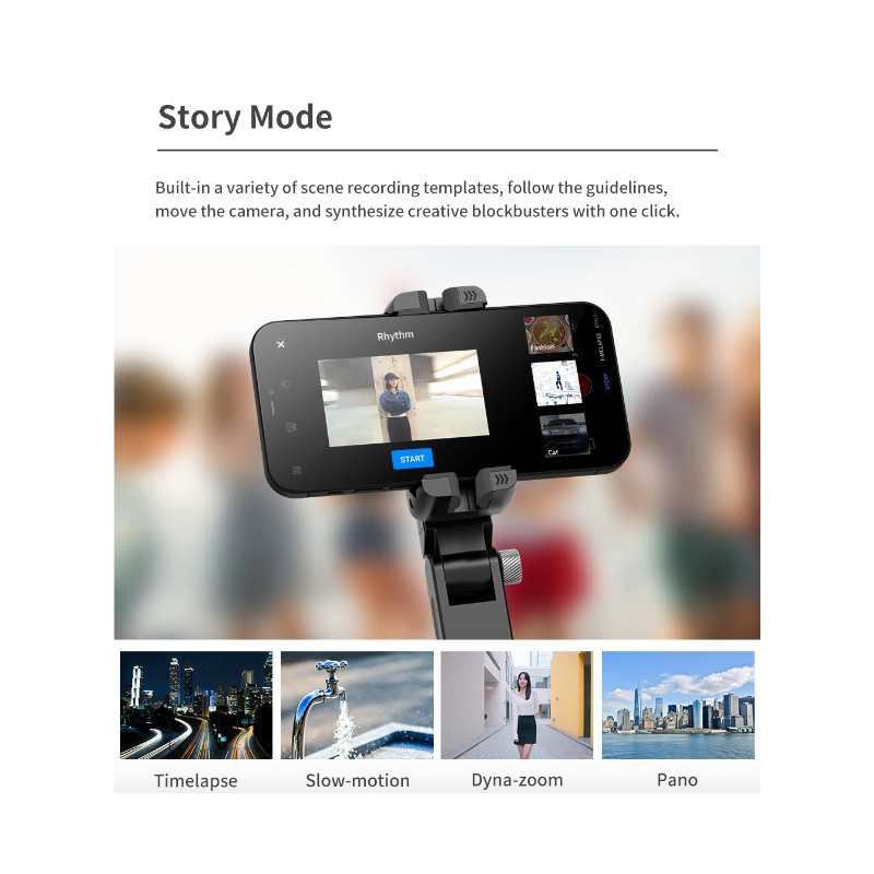 Q18 Selfie Stick 360 Rotation Nach Aufnahmemodus Gimbal Stabilisator