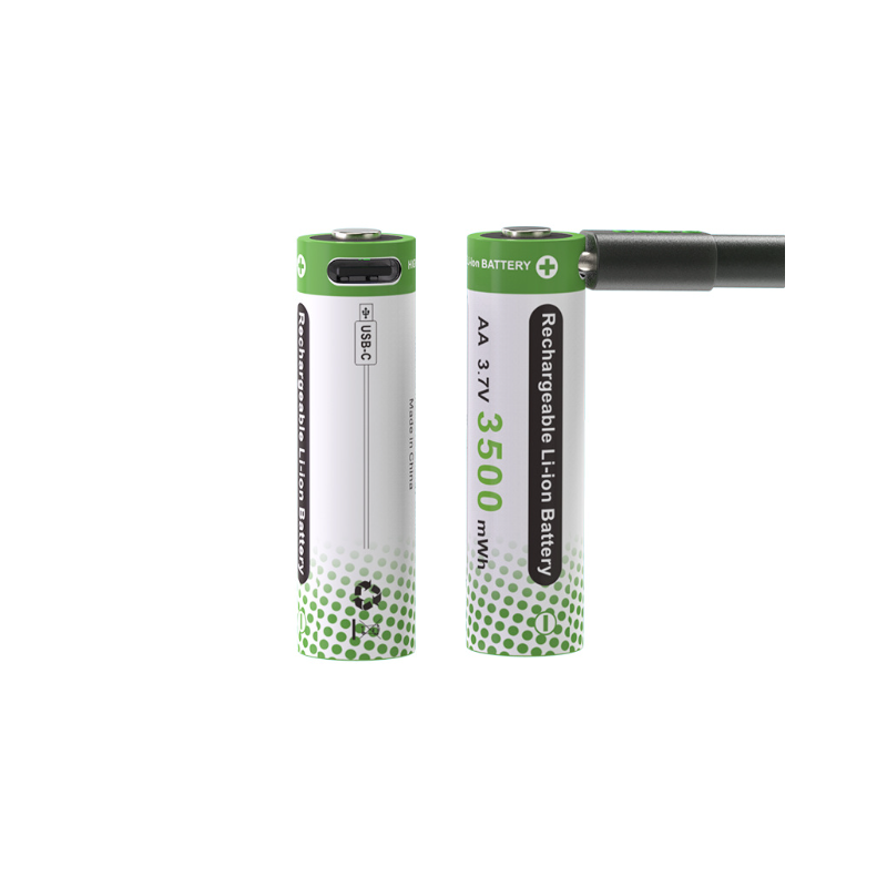 3,7 V AA 3500 mWh Typ-C-Akku