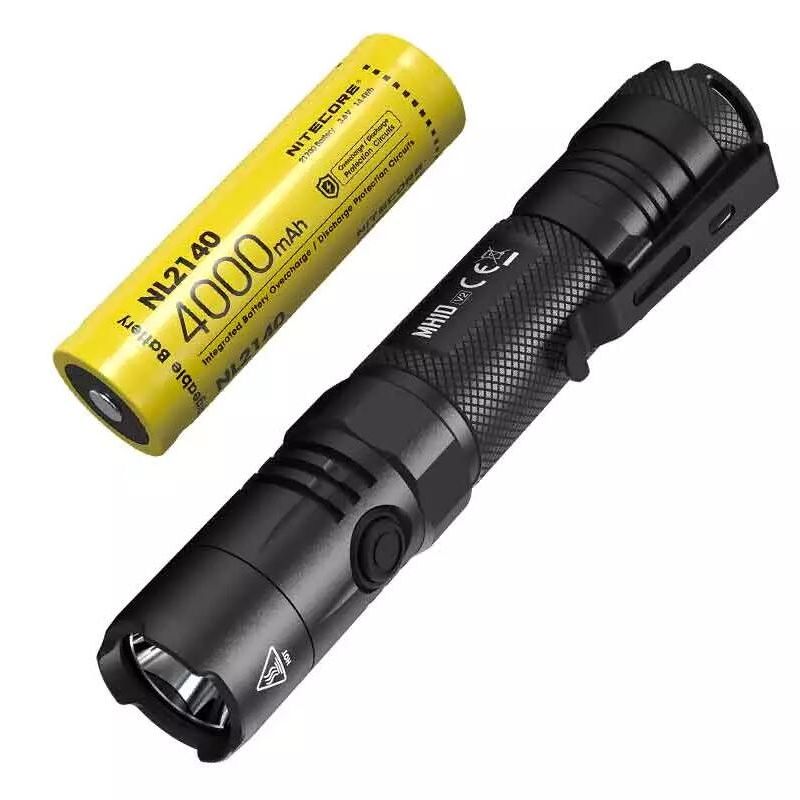 NITECORE MH10 V2 XP-L2 V6 LED 1200 Lumen USB-C Ladegerät 21700 Batterie-Taschenlampe