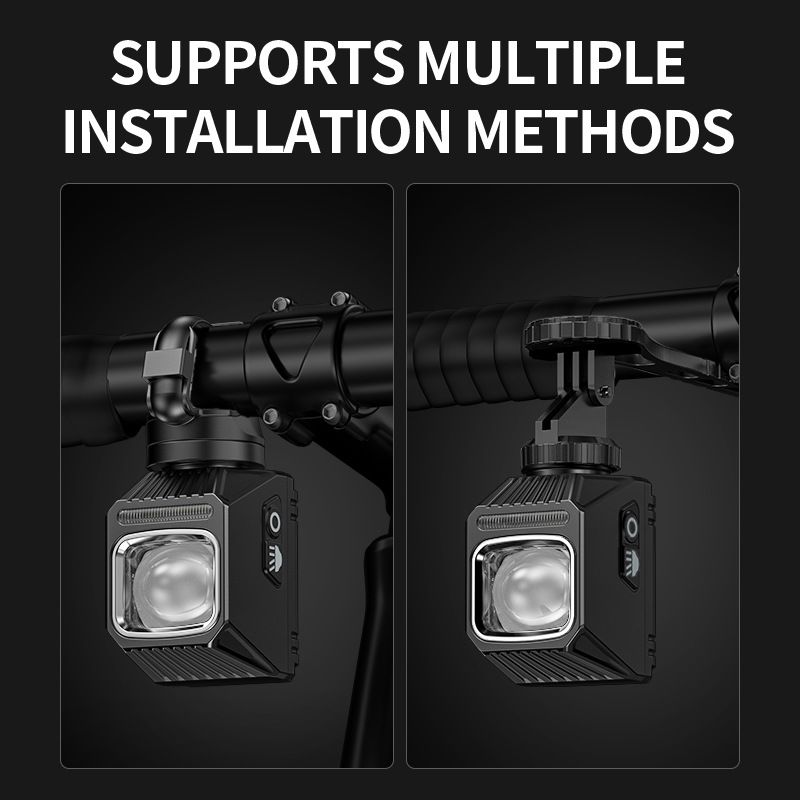 SMILING SHARK Hängende Fahrrad-Frontlichter EVO1700 Fahrradscheinwerfer USB-C wiederaufladbare Fahrradlichter