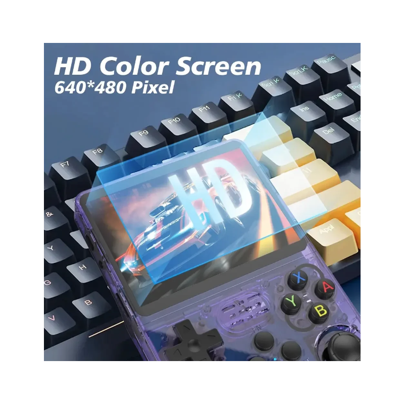 R36S Retro Handheld-Videospielkonsole Linux-System 3,5-Zoll-IPS-Bildschirm Tragbarer Handheld-Videoplayer