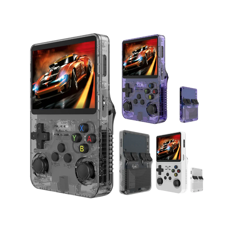 R36S Retro Handheld-Videospielkonsole Linux-System 3,5-Zoll-IPS-Bildschirm Tragbarer Handheld-Videoplayer