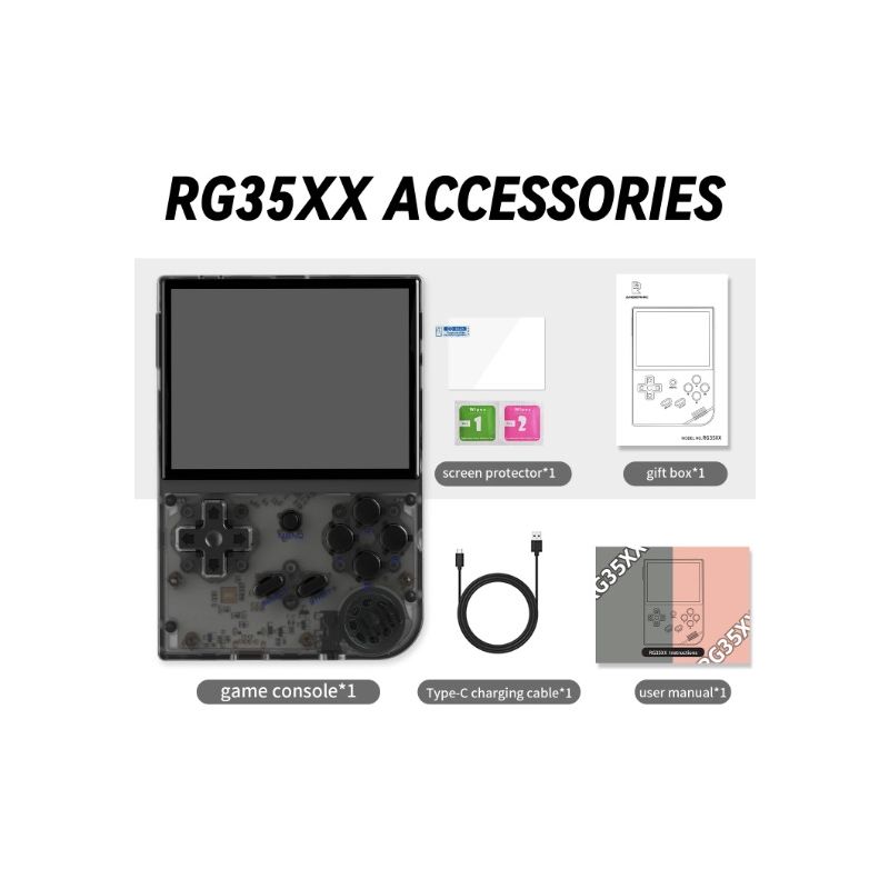 ANBERNIC RG35XX Retro-Handheld-Spiel unterstützt BIS zu PSP