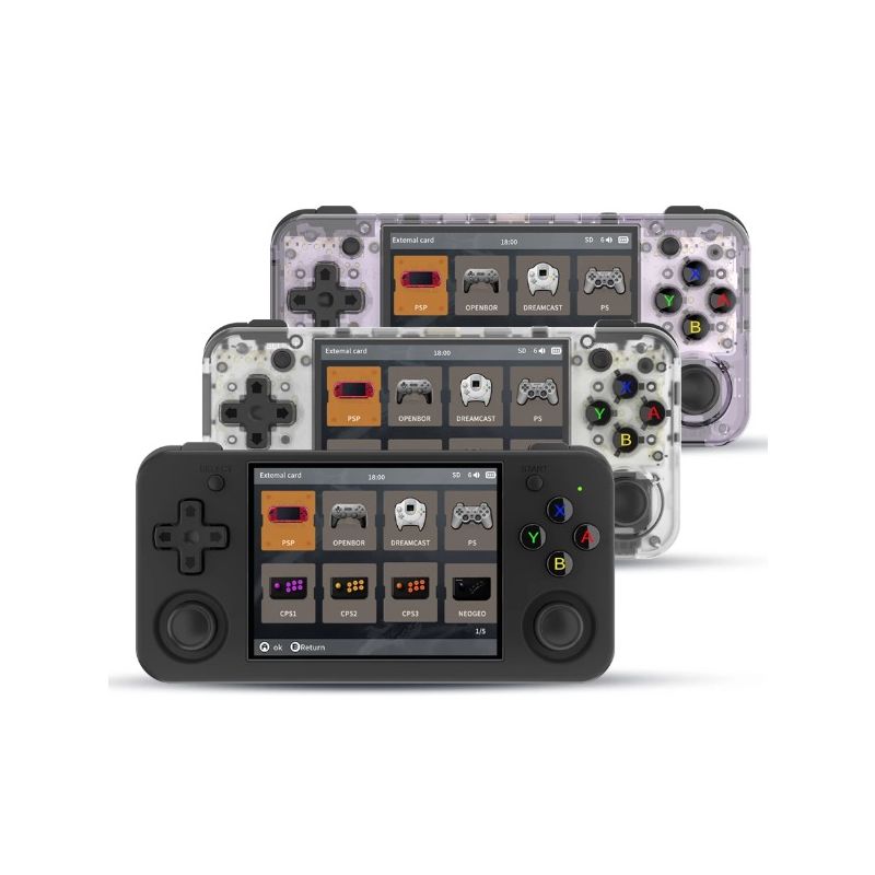 ANBERNIC RG35XX H Handheld-Spielekonsole Linux H700 Retro-Videoplayer 5000 klassische Spiele unterstützen drahtlose/kabelgebundene Controller WIFI