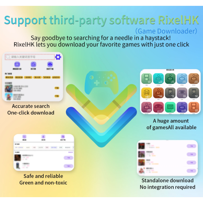 ANBERNIC RG40XX H Handheld Game Console Linux 64-bit System 4.0 inch IPS 3200mAh Retro Video Gaming Console