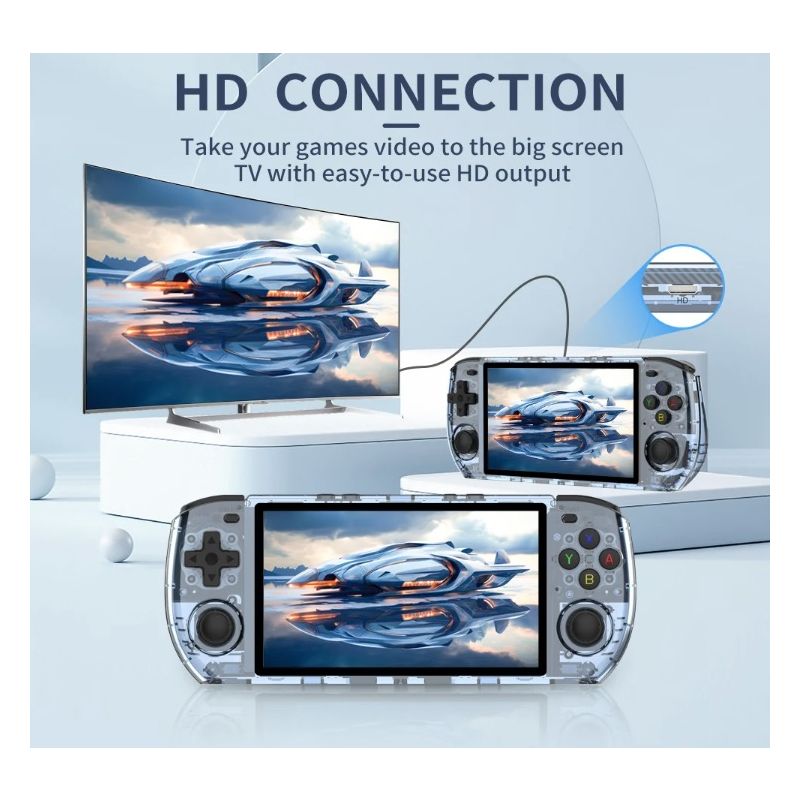 POWKIDDY RGB10 MAX3 Retro RK3566 Handheld-Spielekonsole 5 Zoll 1280 * 720 IPS-Bildschirm Open-Source-Retro-Gaming