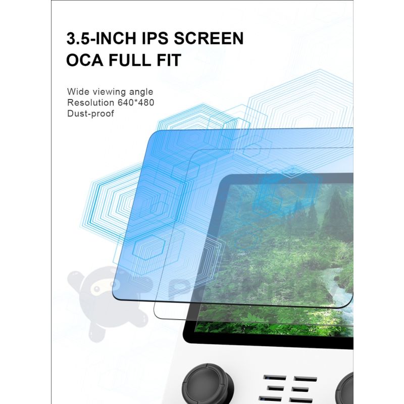 POWKIDDY Neue RGB20S-Handheld-Spielkonsole Retro-Open-Source-System RK3326 3,5-Zoll-4:3-IPS-Bildschirm Kindergeschenke