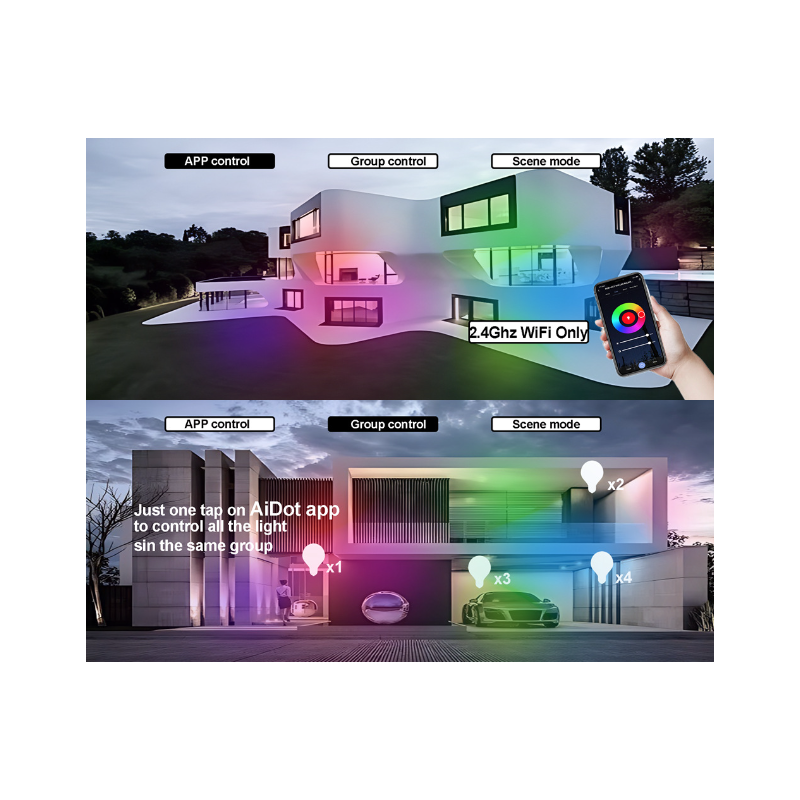 24W Tuya Zigbee Smart Decke Licht Wifi RGBCW Led Decke Lampe Wohnzimmer Hause Dekoration Smart Lampe Für Alexa