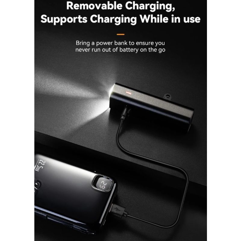 ROCKBROS RHL-1000LUMEN Fahrrad-Frontlicht, regendicht, wiederaufladbar, Typ C, Fahrradlicht, Fahrradscheinwerfer, LED-MTB-Fahrradlampe