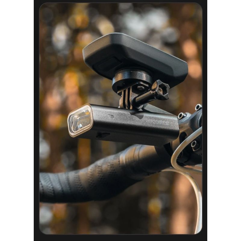 ROCKBROS RHL-1000LUMEN Fahrrad-Frontlicht, regendicht, wiederaufladbar, Typ C, Fahrradlicht, Fahrradscheinwerfer, LED-MTB-Fahrradlampe