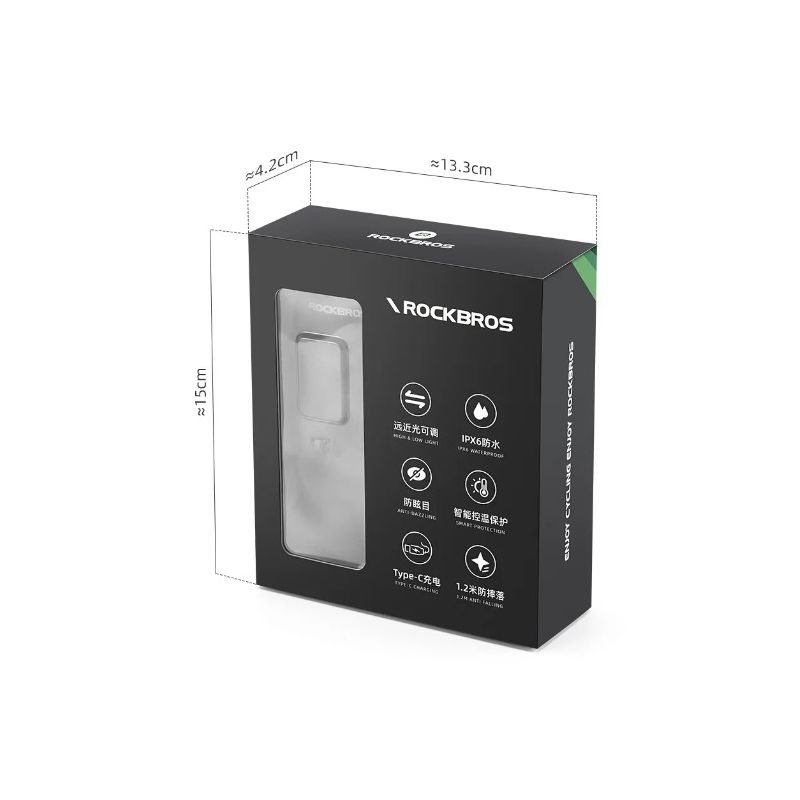 ROCKBROS RHL3000 Fahrradlicht 10000 mAh Taschenlampe Fahrrad-Frontlicht Wasserdichter MTB-Rennrad-Scheinwerfer