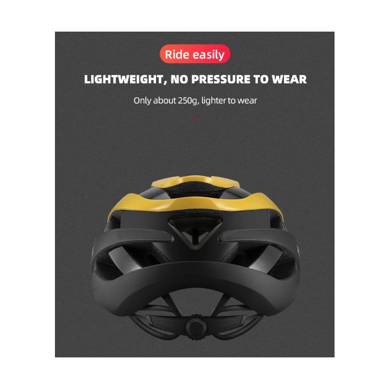 ROCKBROS Fahrradhelm Radfahren Ultraleichter Rennradhelm MTB Rollerhelm Kappen Motorradhelm