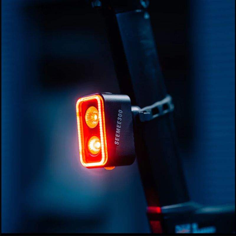 Magicshine SEEMEE300 Smart Rücklicht Multidirektionale Warnung. Sicheres IPX6 wasserdichtes SEEMEE 300 Rücklicht