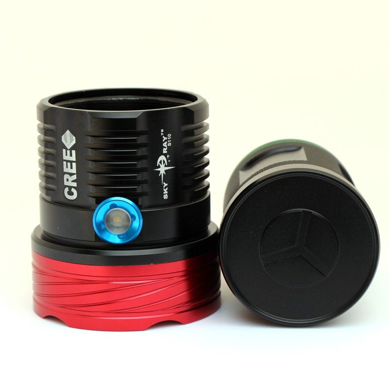 Sky Ray S110 10T6 / U2 10xT6 U2 10.000-Lumen LED-Taschenlampe Fackel