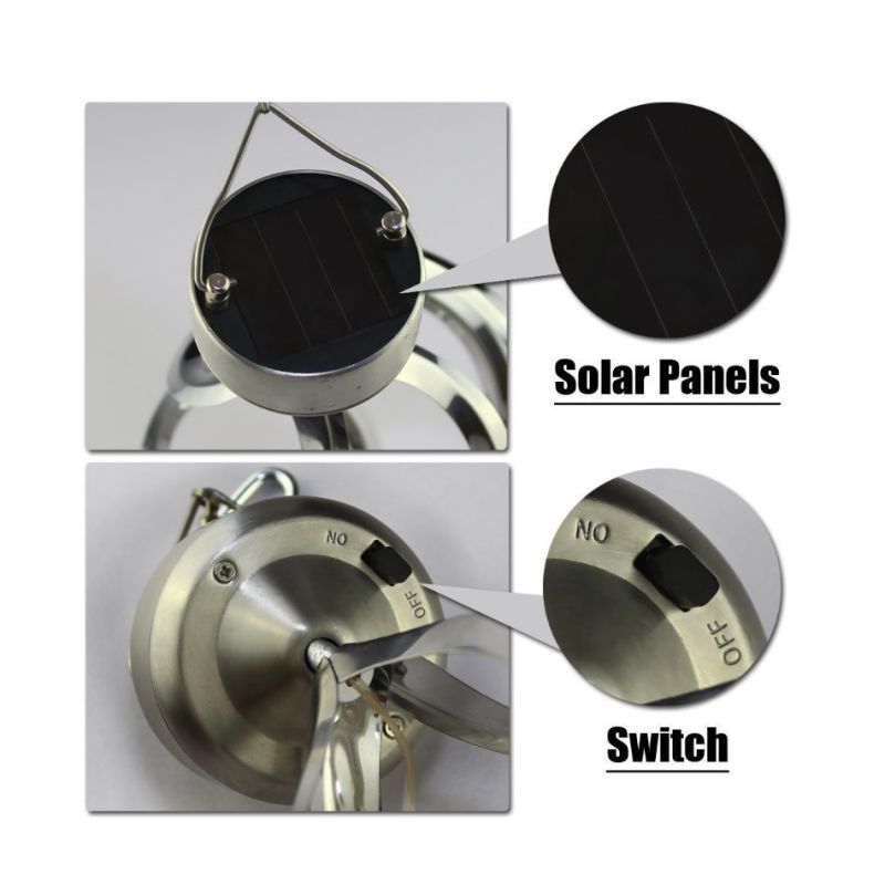 Solarleuchten für den Außenbereich, Hofdekoration, Windspiele, LED-Farbwechsel, Hängeleuchte