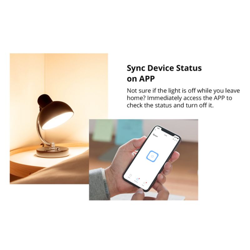 SONOFF Basic R2 WLAN-Schaltermodul Universal-WLAN-Unterbrecher-Timer DIY-WLAN-Smart-Lichtschalter für Smart Home-Arbeit mit Alexa