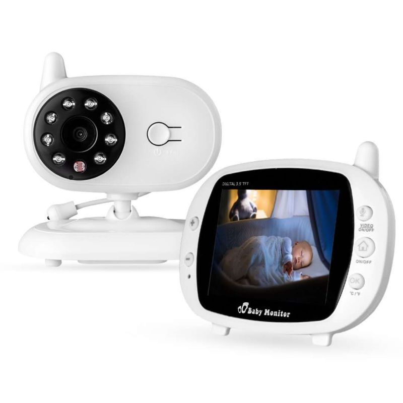 SP850 Drahtloses Video-Babyphone mit 3,5-Zoll-LCD-Babysitter, 2-Wege-Audio, Mutter und Kind, Nachtsicht-Überwachungskamera