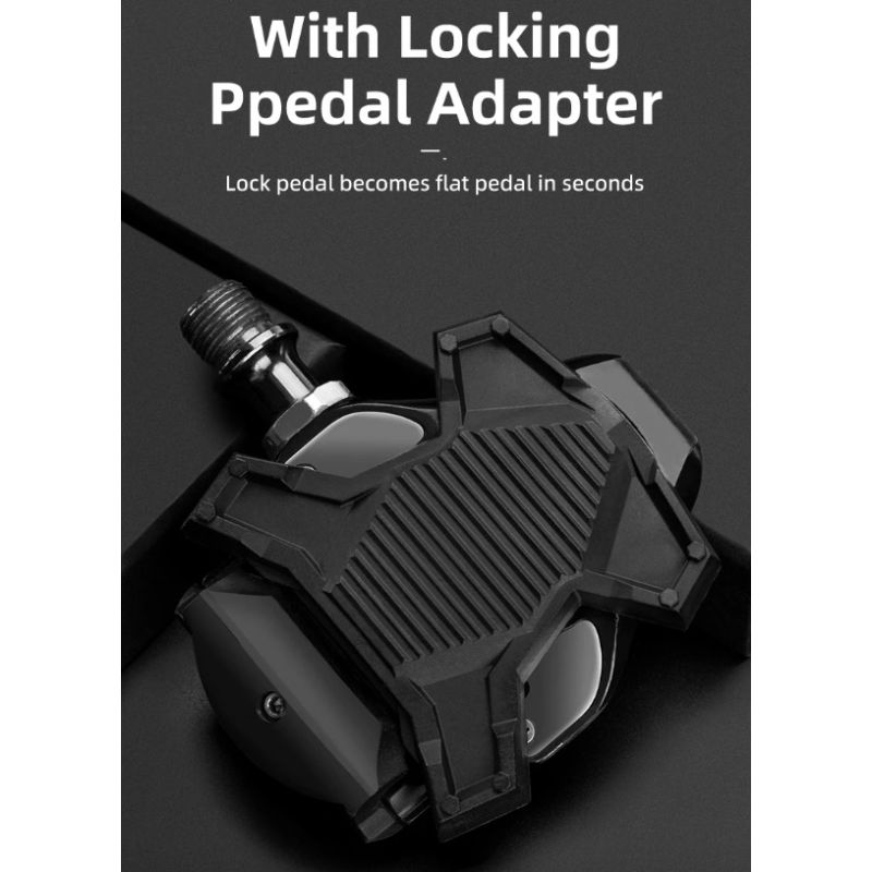 ROCKBROS SPD-SL Radfahren Rennrad Fahrrad Selbstsichernde Pedale Ultraleichte Aluminiumlegierung 2 Fahrradpedal mit abgedichtetem Lager