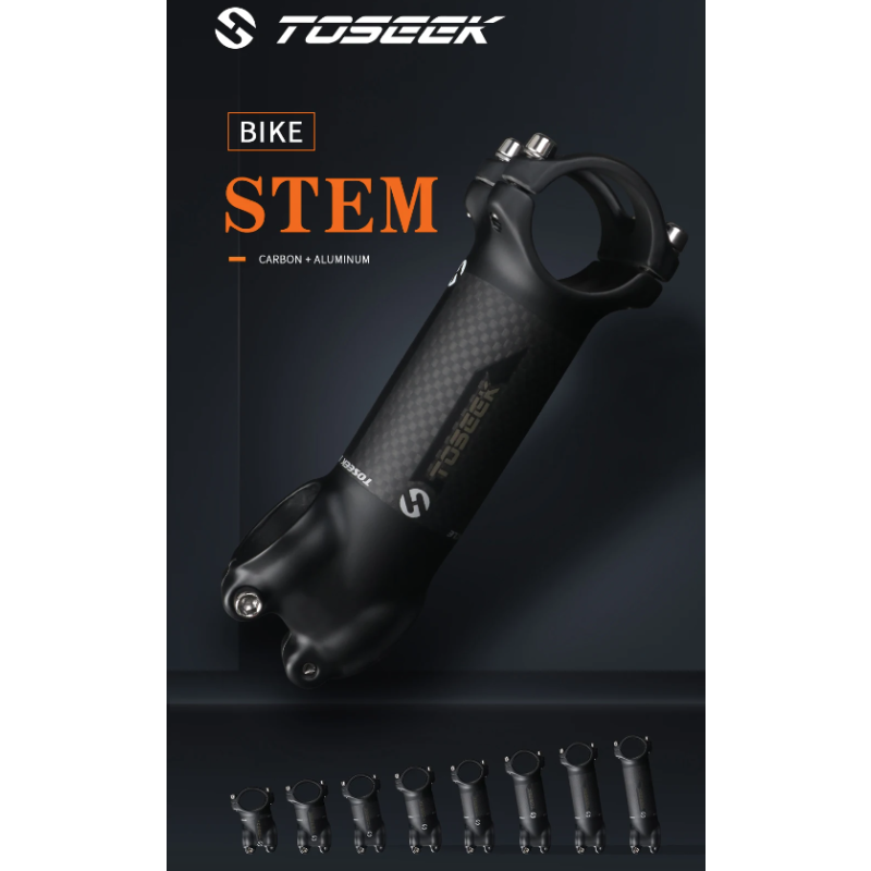 TOSEEK Fahrrad Lenker Vorbau 28,6-31,8mm Aluminium  Carbon Vorbau Angle6 17 Mtb Lenker Vorbau MTB Vorbau Ersatzteile für Fahrrad