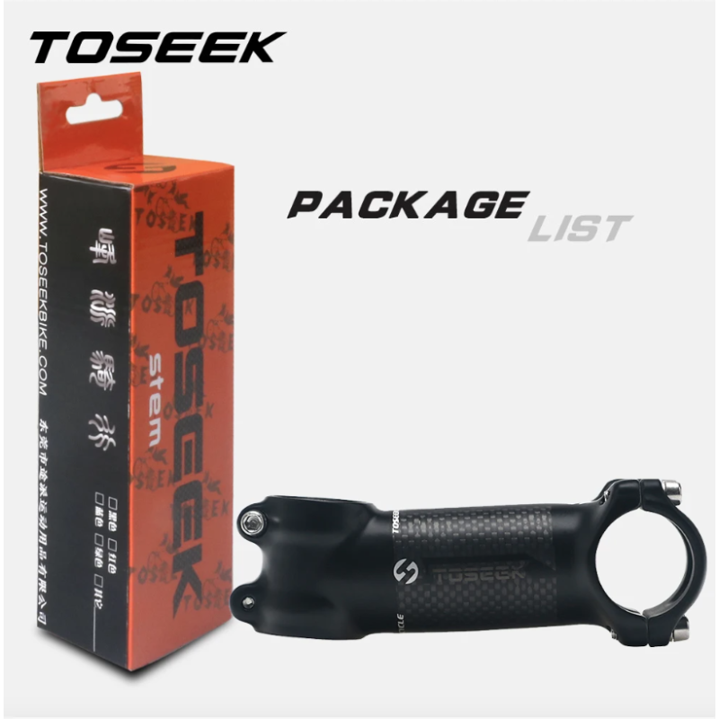 TOSEEK Fahrrad Lenker Vorbau 28,6-31,8mm Aluminium  Carbon Vorbau Angle6 17 Mtb Lenker Vorbau MTB Vorbau Ersatzteile für Fahrrad