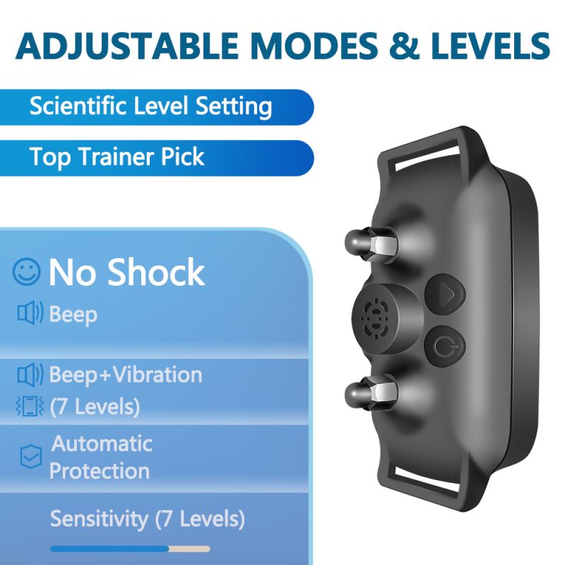Anti-Bell-Gerät für Hunde, klein, intelligent, elektrisch, Ultraschall, Hundetrainingshalsband, Hund hört auf zu bellen