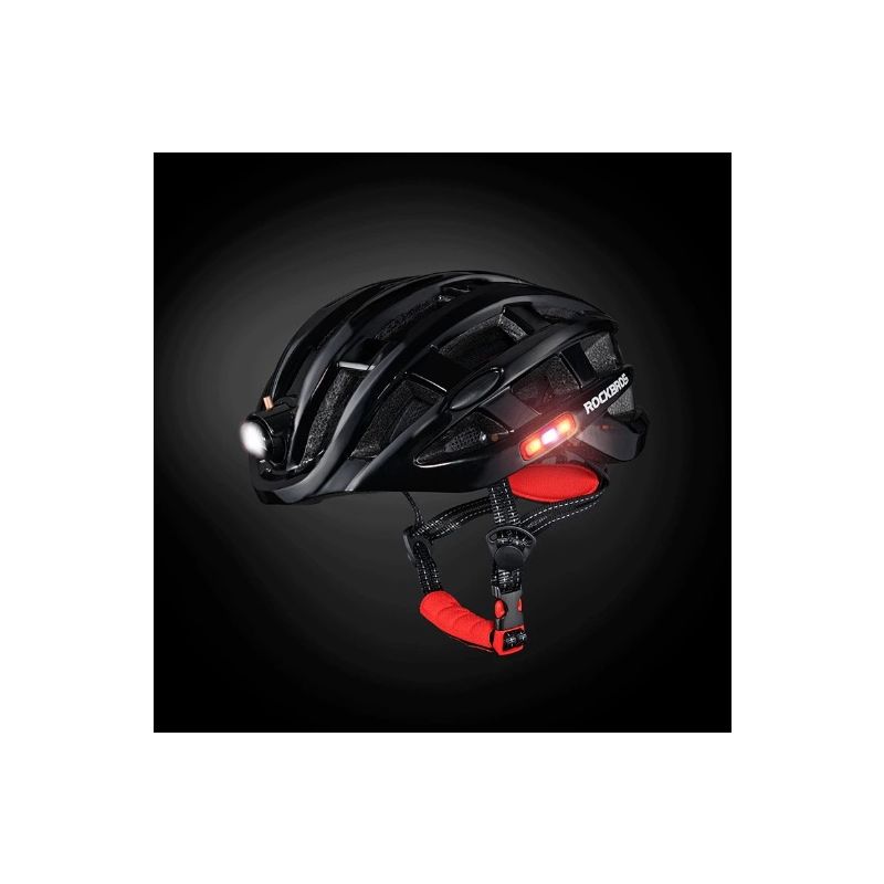 ROCKBROS Leichter Fahrradhelm Fahrrad Ultraleichter Helm Elektrischer Fahrradhelm Mountain Road Fahrrad MTB Helm Fahrradhelm Licht