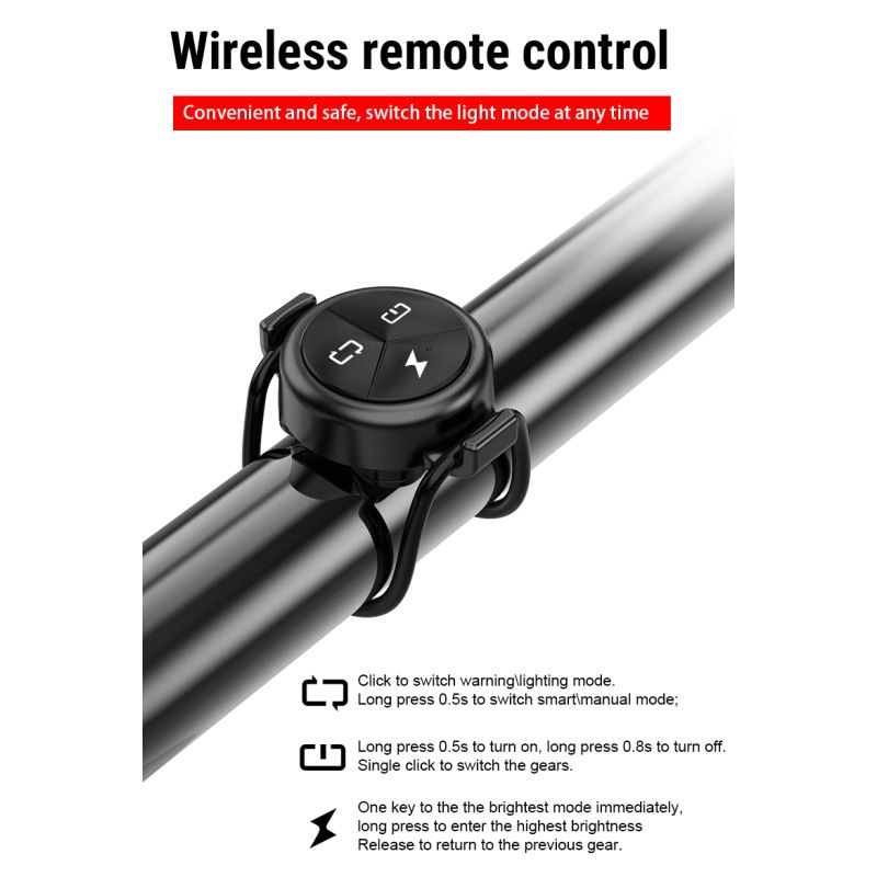 TOWILD CL1200 1200LM Fahrradlicht Frontlampe USB Wiederaufladbare LED 21700 4000mAh Fahrradlicht Wasserdichter Fahrradscheinwerfer