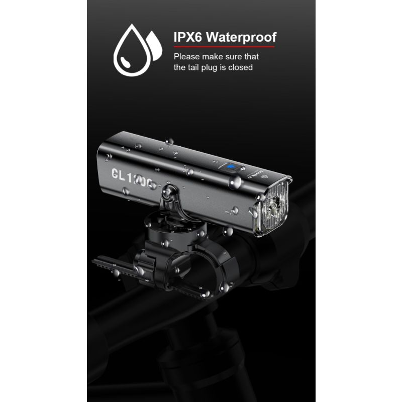 TOWILD CL1200 1200LM Fahrradlicht Frontlampe USB Wiederaufladbare LED 21700 4000mAh Fahrradlicht Wasserdichter Fahrradscheinwerfer