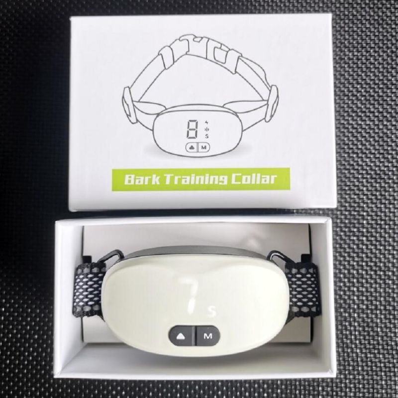 Automatisches Anti-Bell-Hundehalsband, wiederaufladbarer Bark-Stopper, effektiver Stopp des Bellens, wasserdichtes IP67-Halsband für Hunde
