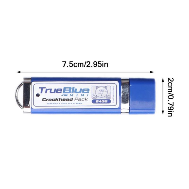 True Blue Mini Crackhead Pack 32G/64G Fight Pack PS ONE MINI
