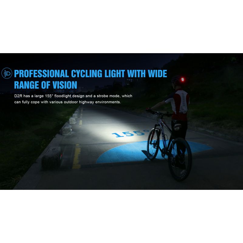 TrustFire D2R Fahrradlicht vorne 450LM Fahrradlampe Typ-C Wiederaufladbares Fahrradlicht