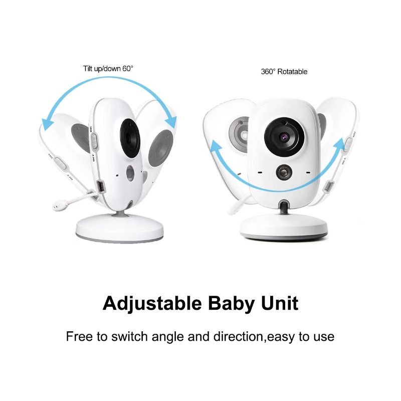 VB603 Video Baby Monitor 2.4G Mutter Kinder Zwei-Wege-Audio Nachtsicht Überwachungskameras