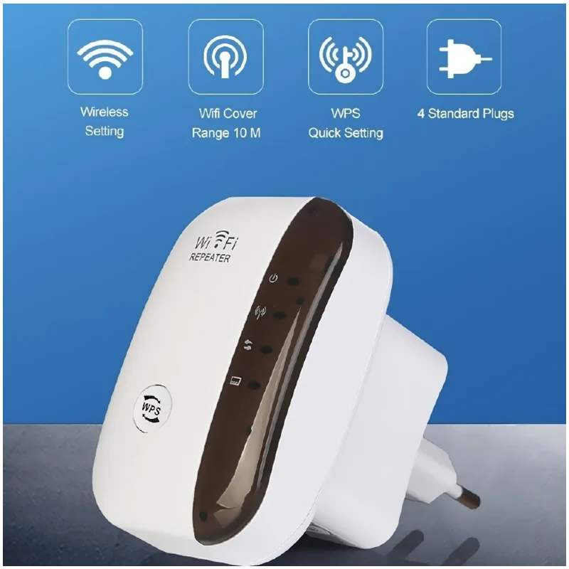 Wifi Repeater Drahtlose Signal Verstärker Erweiterte Netzwerk Enhancer Home Router Durch Die Wand Schlafzimmer Empfangen Moving