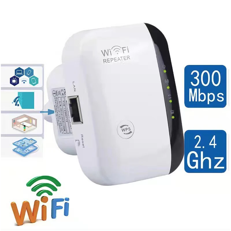Wifi Repeater Drahtlose Signal Verstärker Erweiterte Netzwerk Enhancer Home Router Durch Die Wand Schlafzimmer Empfangen Moving