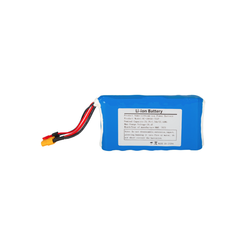 25,2 V 5C Power-Akku 18650 Li-Ion-Akku Allrad-Skateboard mit kleiner Lasche