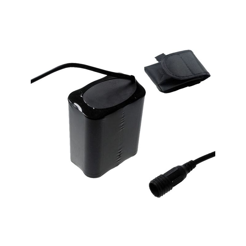 Schraube Feste Schnittstelle 8,4V 6x18650 13200mAh Bike-Scheinwerferbatterie für LED-Fahrradlicht