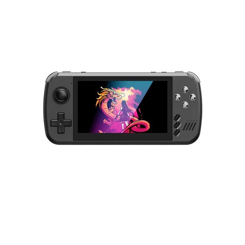 POWKIDDY X39pro 4,3-Zoll-IPS-Bildschirm Handheld-Videospielkonsole X39 Retro-Spiel PS1 unterstützt kabelgebundene Controller