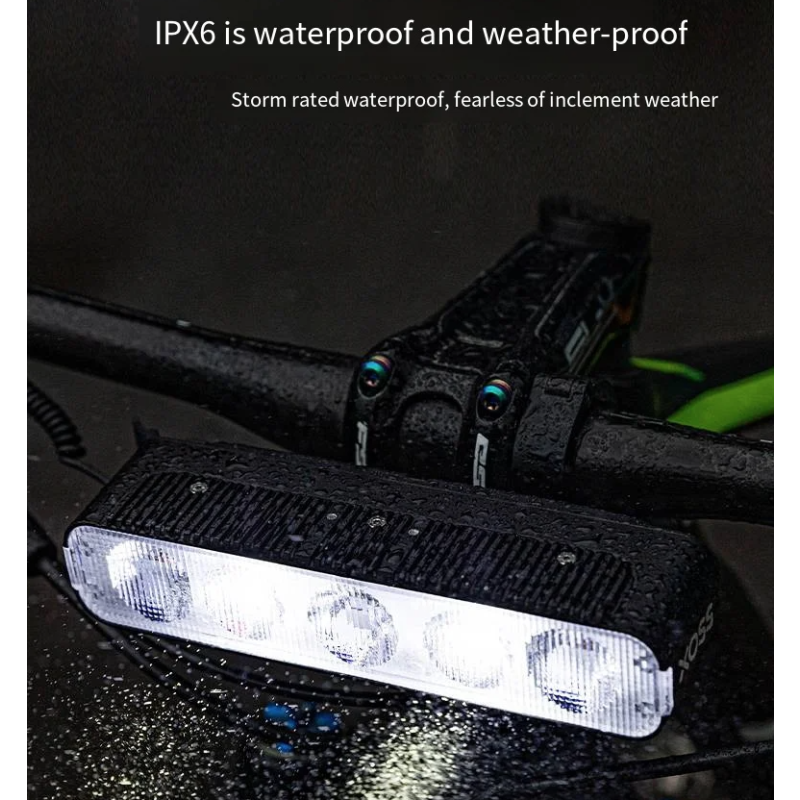 XOSS XL3000 Fahrradlicht 3000Lm Scheinwerfer wasserdicht Rollenmaschinenlinie Typc wiederaufladbare Fahrrad-Frontlampe