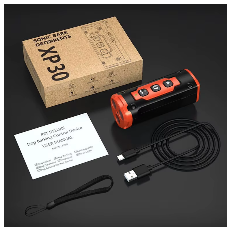 Ultraschall-Hundeabwehrgerät, wiederaufladbares Anti-Bell-Abschreckungsgerät für Hunde
