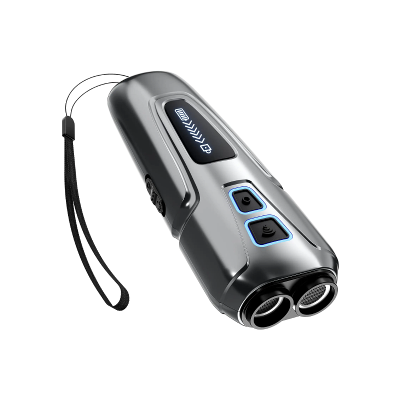 Ultraschall-Hundeabwehrgerät, Anti-Bell-Stopp-Kontrolle, Bell-Training, Hochleistungs-Hundeabwehr mit LED-Taschenlampe