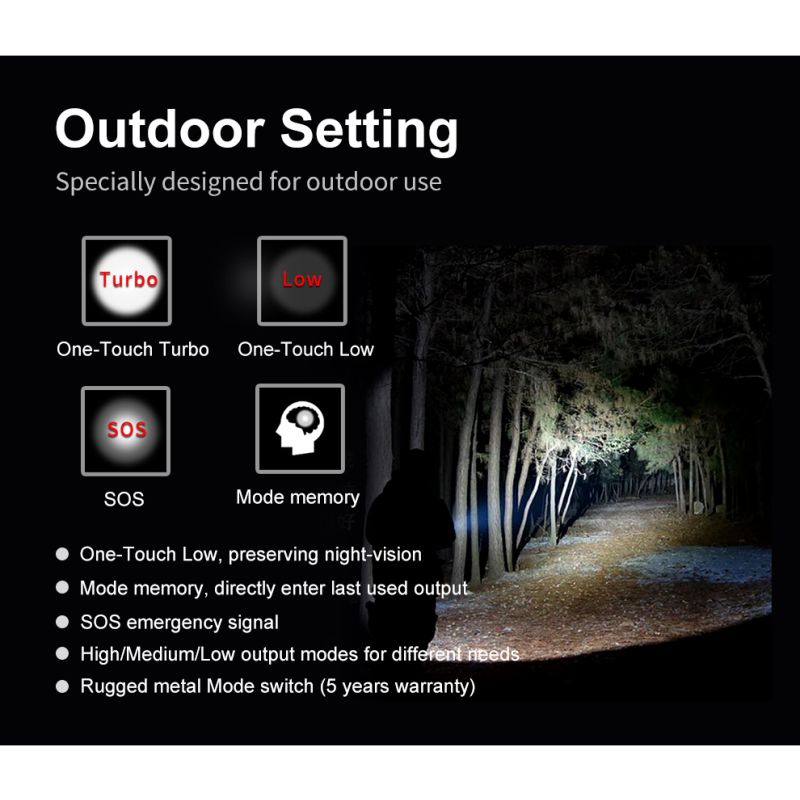 Klarus XT21X Pro XHP70.2 LED 4400 Lumen 21700 Taschenlampe