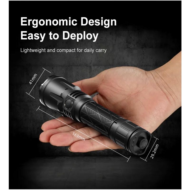 Klarus XT21X Pro XHP70.2 LED 4400 Lumen 21700 Taschenlampe