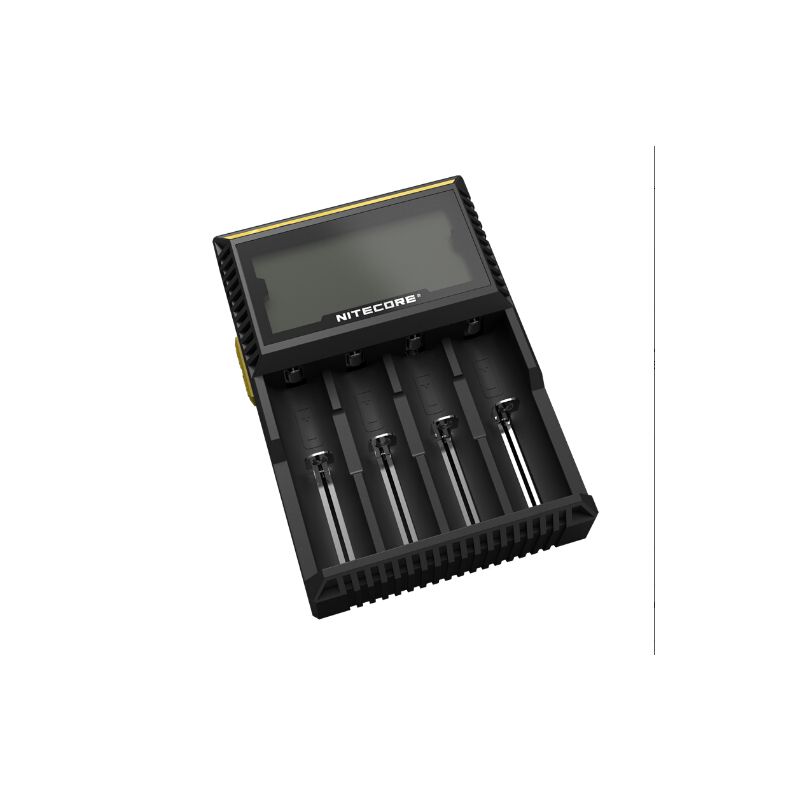 Nitecore D4 Digicharger LCD-Anzeige Batterie Nitecore-Ladegerät Intelligent 2.0 Fit Li-Ion 18650 14500 16340 26650