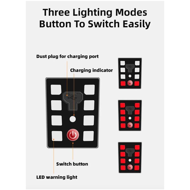 ROCKBROS Fahrradhelm, LED-Rücklicht, wiederaufladbar, intergral geformter Fahrradhelm, MTB, Rennradhelm, Sport, sicherer Hut, Helm