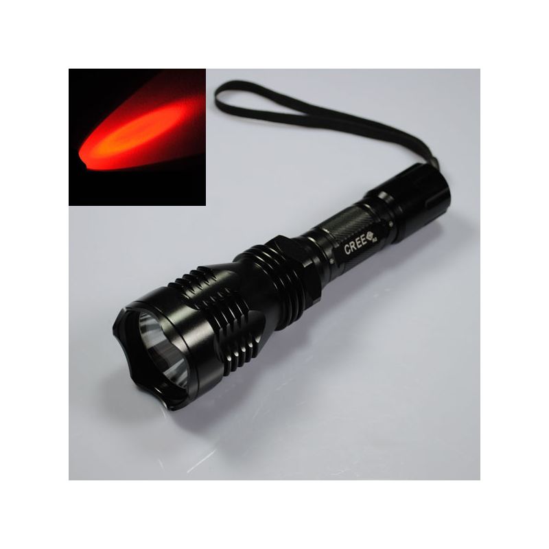 Uniqueefire HS-802 Red Light Langbereich LED-Taschenlampe