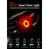 ROCKBROS Q5 Fahrrad Smart Auto Brake Sensing Light IPx6 Wasserdichtes LED-Laderad Rücklicht Fahrradrücklicht