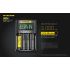 Nitecore UMS4 intelligenter USB-Four-Slot Superd-Ladegerät für 18650/21700/26650/20700/18350/16340 (RCR123) / 14500/10440 Batterien