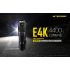 NITECORE E4K 4 x XP-L2 V6 LED 4400 Lumen 21700 Batterie-Taschenlampe